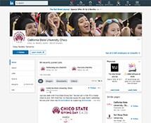 Chico State alumni LinkedIn network page